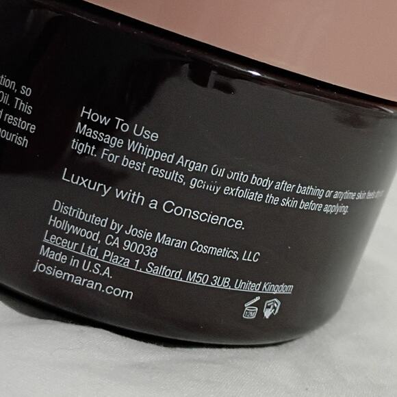 Josie Maran Vanilla Light Bronze 19 oz Whipped Body Butter MADE IN THE USA - Picture 4 of 6